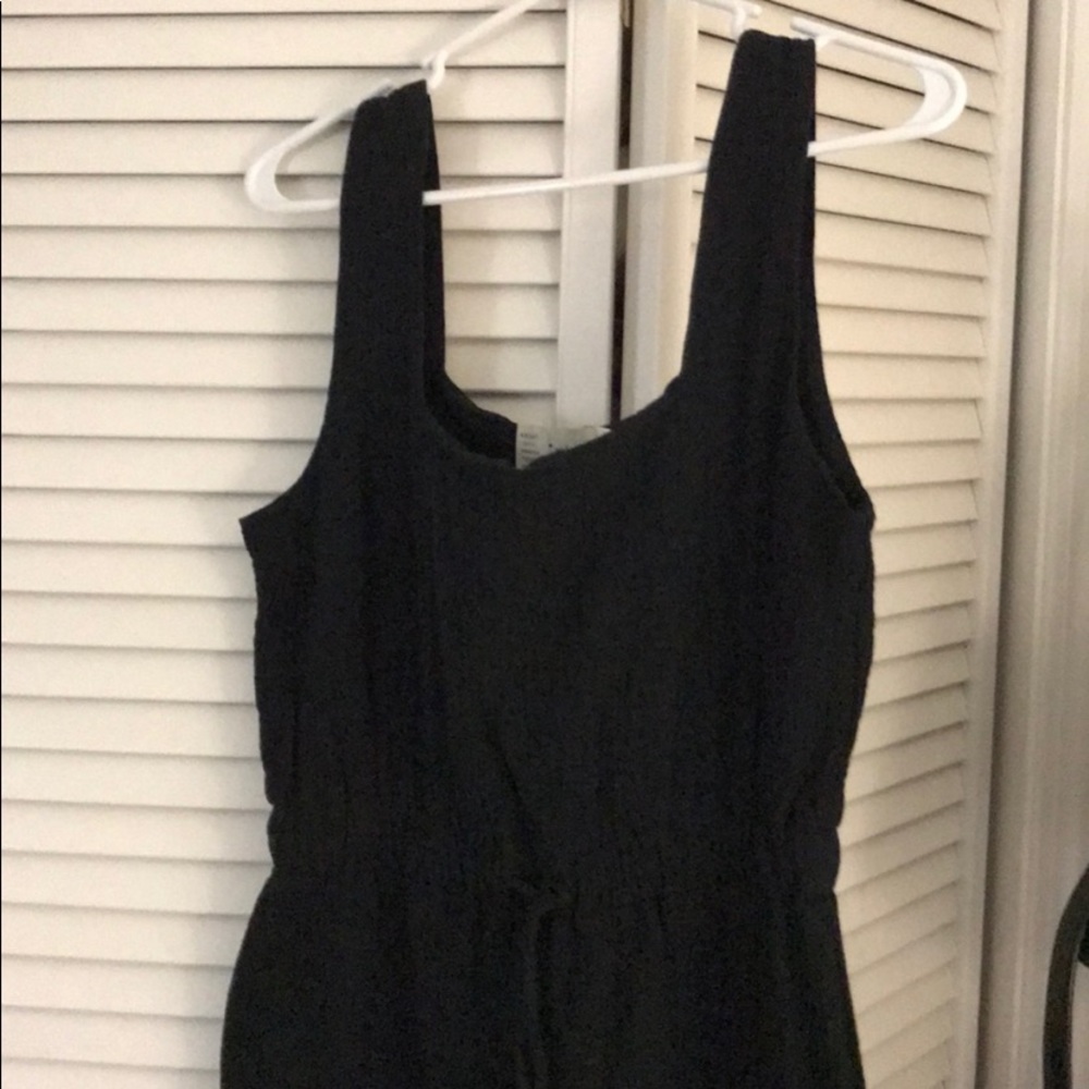 Anthropologie Saturday Sunday Black Overalls M